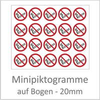 Minipiktogramme 20mm